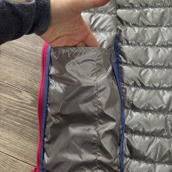 Columbia Sister Brook II Down Jacket Womens M Blue Pink Omni Heat 700 Fill Down - Picture 16 of 16